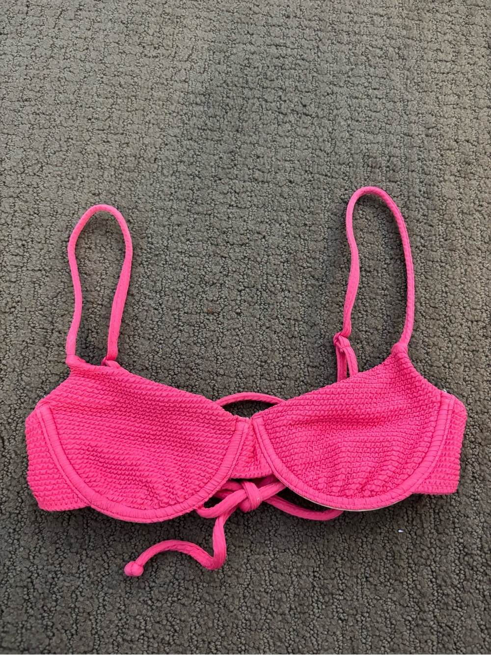 PacSun Swim Hot Pink Bikini Top